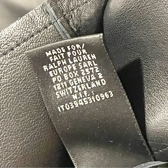 Ralph Lauren‎ Size 2 Black Label Soft Lamb Leather Belted Short Trench Coat - Picture 6 of 8